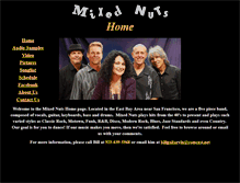 Tablet Screenshot of mixednutsband.com